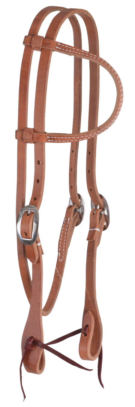 7037 Headstall, Slide ear Hermann Oak