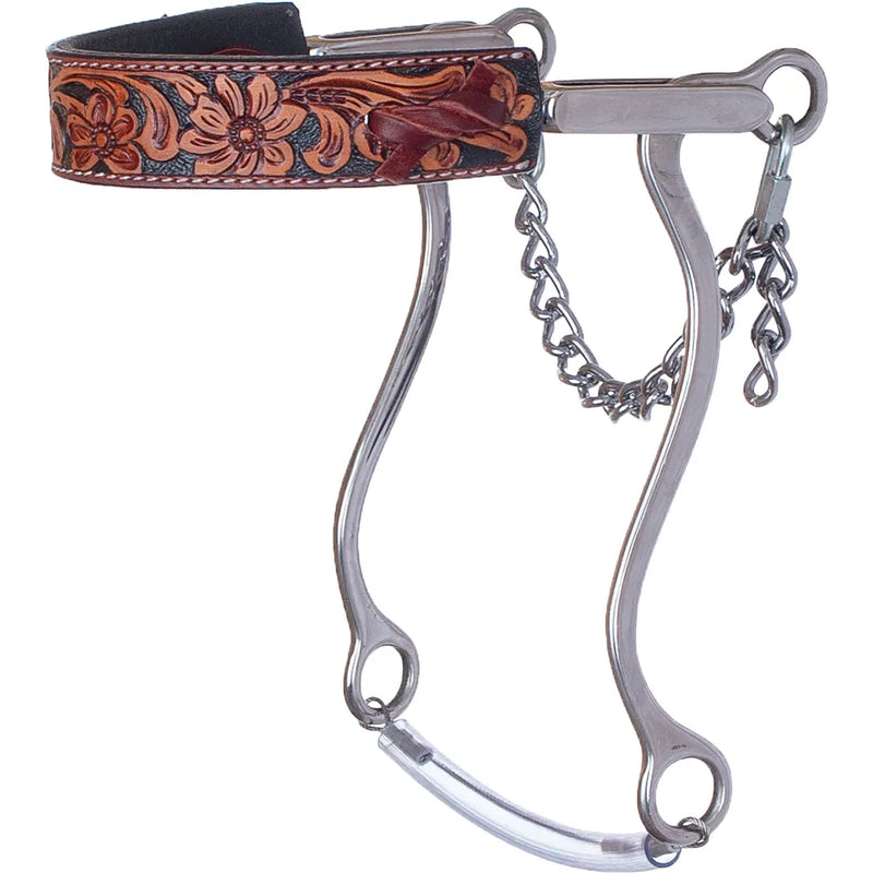 951FT Mechanical Hackamore Tooled Noseban