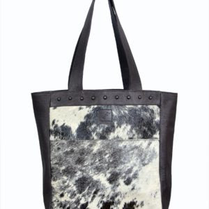 Large Tote Bag, Hair on Hide