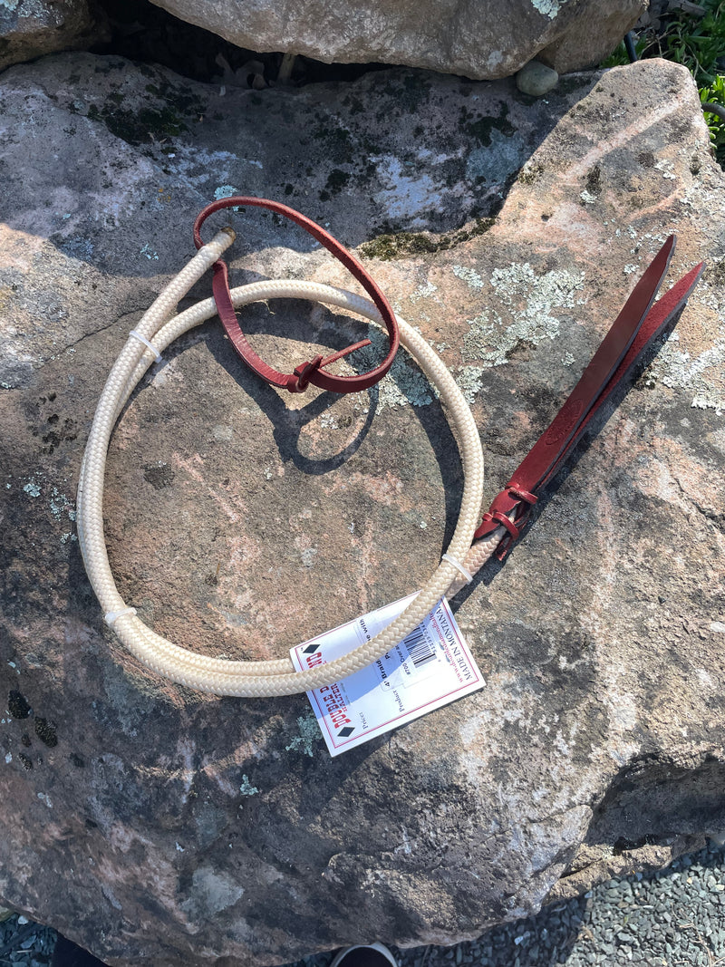 Over and Under Braided Lariat Rope with Popper