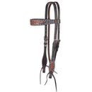 Headstall, Bronco Blue Texas Flower