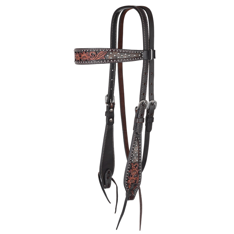 Headstall, Dark Arizona Flower