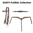 Headstall, Dusty Floral
