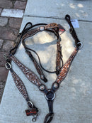 Headstall, White Daisy Filigree