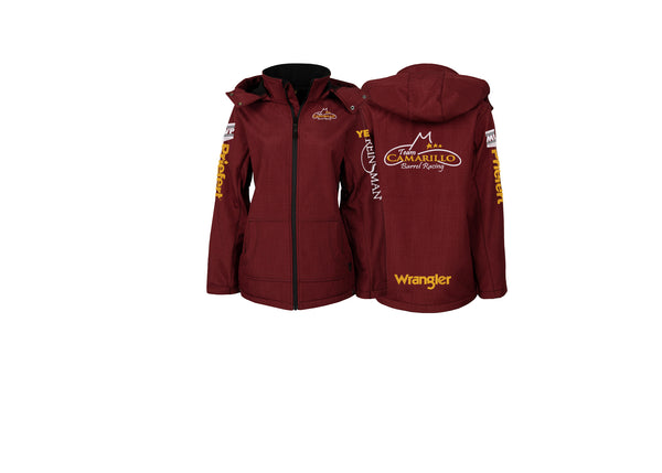 Jacket, Burgundy with Logos