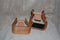 Nettles Barrel Racing Stirrups, Clear Varnish